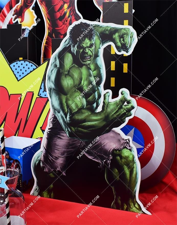 Süper Kahramanlar Doğum Günü 45 cm Hulk Dekor Pano