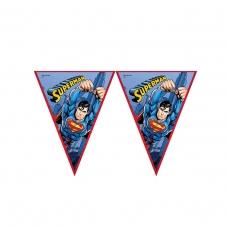 SAMM Superman Lisanslı Üçgen Bayrak Afiş satın al
