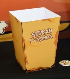 Partiavm Taş Devri Doğum Günü Popcorn Kutusu 5 Adet