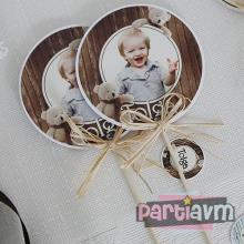 Partiavm Teddy Bear Doğum Günü Süsleri Kürdan Süs Seti Büyük Boy 10 lu Paket satın al