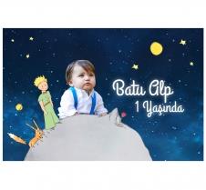 Partiavm The Little Prince Doğum Günü 150x100 cm Dev Yırtılmaz Branda Afiş satın al