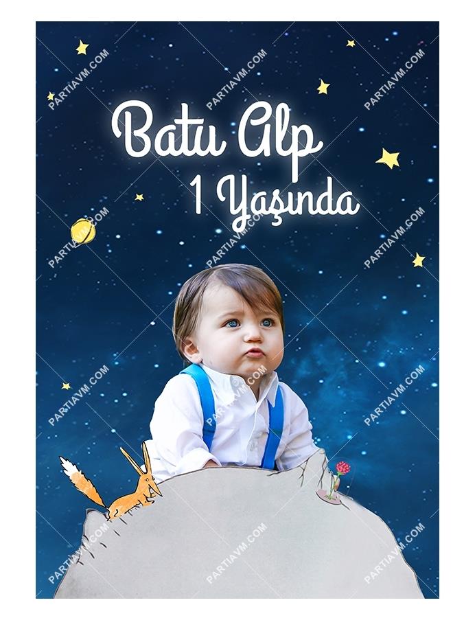 The Little Prince Doğum Günü 70x100 cm Yırtılmaz Branda Afiş