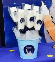 Partiavm The Little Prince Marshmallow Etiketli Kovada 10 Adet Süslü Çubuklarda satın al