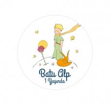 Partiavm The Little Prince Yuvarlak Etiket 7.5 cm 10 Adet satın al