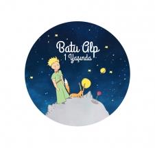 Partiavm The Little Prince Yuvarlak Etiket 7.5 cm 10 Adet satın al