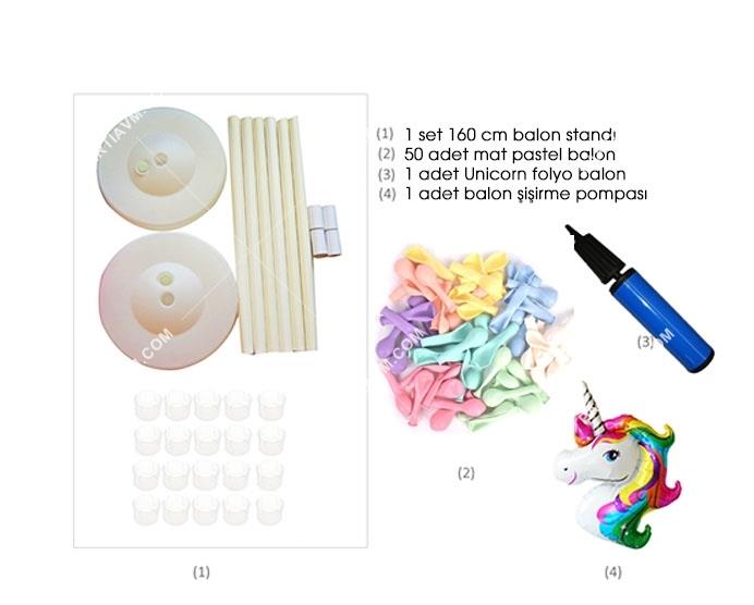 Unicorn Balon Standı 200cm 