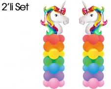 SAMM Unicorn Balon Standı 2li Unicorn 200cm 