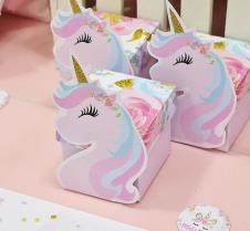 Partiavm Unicorn Doğum Günü Karakterli Karton Kutu satın al