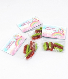 Partiavm Unicorn Gökkuşağı Doğum Günü Hediyelik Poşette Jelly Karpuz Yumuşak Şekerleme satın al