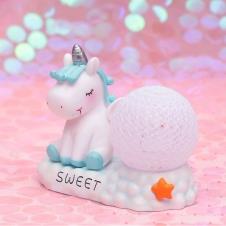 SAMM Unicorn Mavi Dekoratif Gece Lambası  