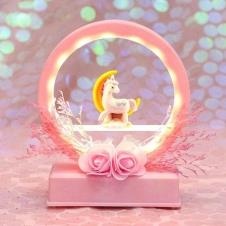 SAMM Unicorn Pembe Dekoratif Gece Lambası   satın al