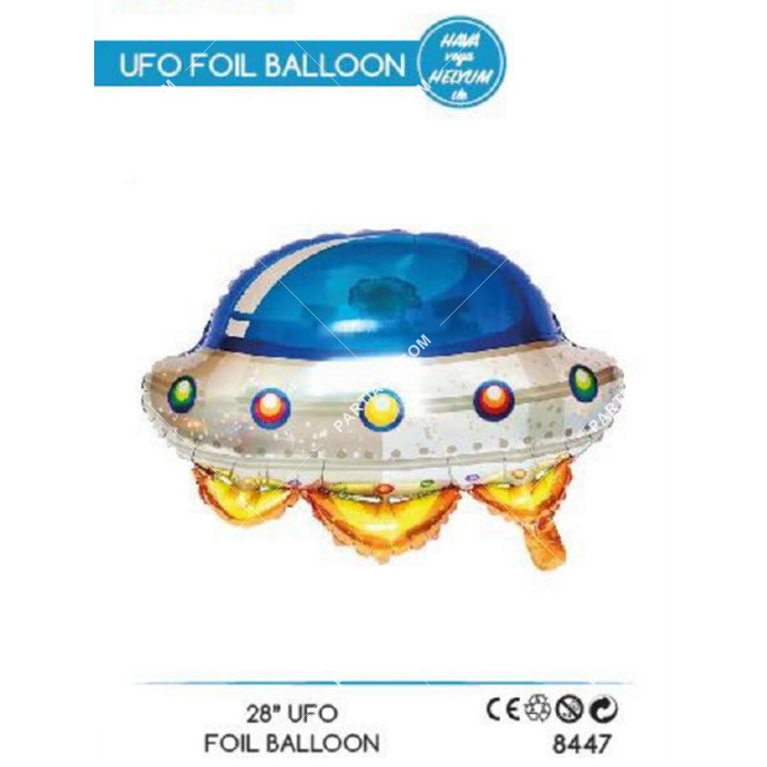 Uzay Tema Ufo Folyo Balon