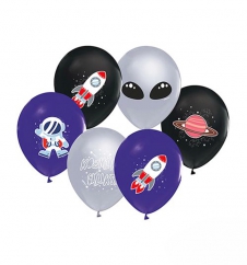 SAMM Uzay Temalı Balon 10 Adet satın al