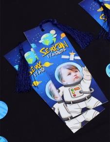 Partiavm Uzay Temalı Doğum Günü Hediyelik Püsküllü Kitap Ayracı 5 Adet satın al