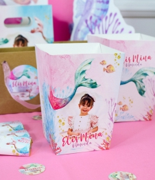 Partiavm Vintage Deniz Kızı Doğum Günü Süsleri Popcorn Kutusu 5 Adet satın al