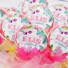 Partiavm Yaz Partisi Doğum Günü Lolipop Şeker Etiketli Süslemeli 10 Adet satın al