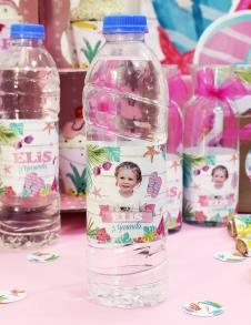Partiavm Yaz Partisi Doğum Günü Su Şişesi Bandı 5 Adet satın al