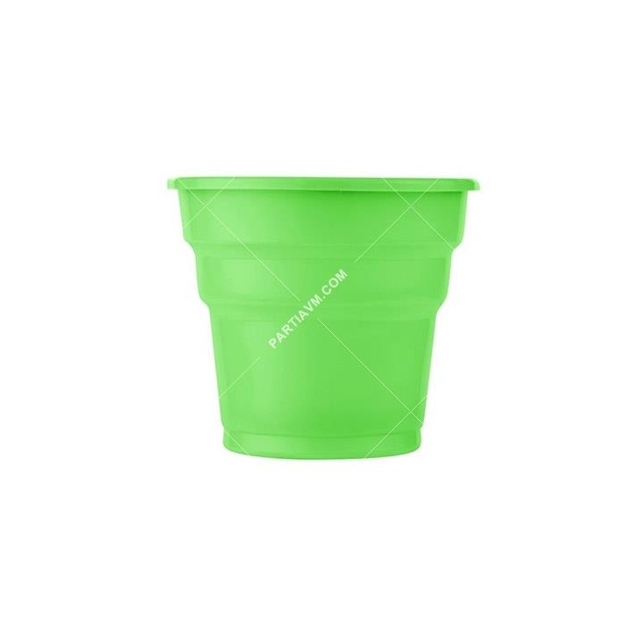 Yeşil Plastik Meşrubat Bardağı 25li