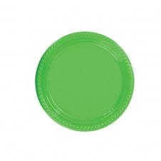 SAMM Yeşil Plastik Tabak 22 cm 25li