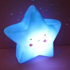 SAMM Yıldız Dekoratif Gece Lambası Mavi 15x15 cm satın al