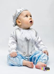 Just Baby & Kids Z 02-105E Küçük Prens Kostüm Mavi Gümüş