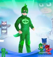 SAMM Z 02-106M Çocuk Pijamaskeliler Kertenkele Çocuk Gekko Kostümü satın al